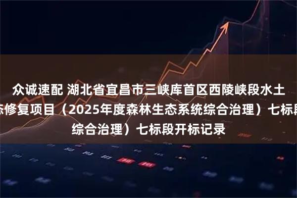 众诚速配 湖北省宜昌市三峡库首区西陵峡段水土保持与生态修复项目（2025年度森林生态系统综合治理）七标段开标记录